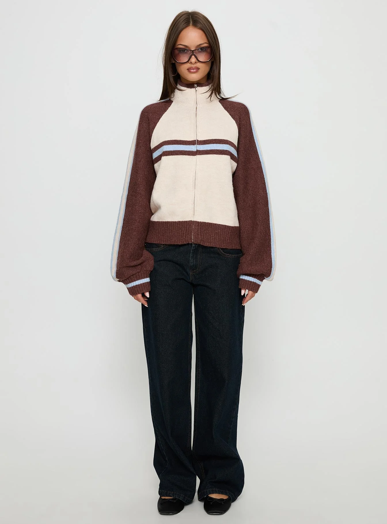 Korinne Low Rise Baggy Jeans Indigo - Image 7
