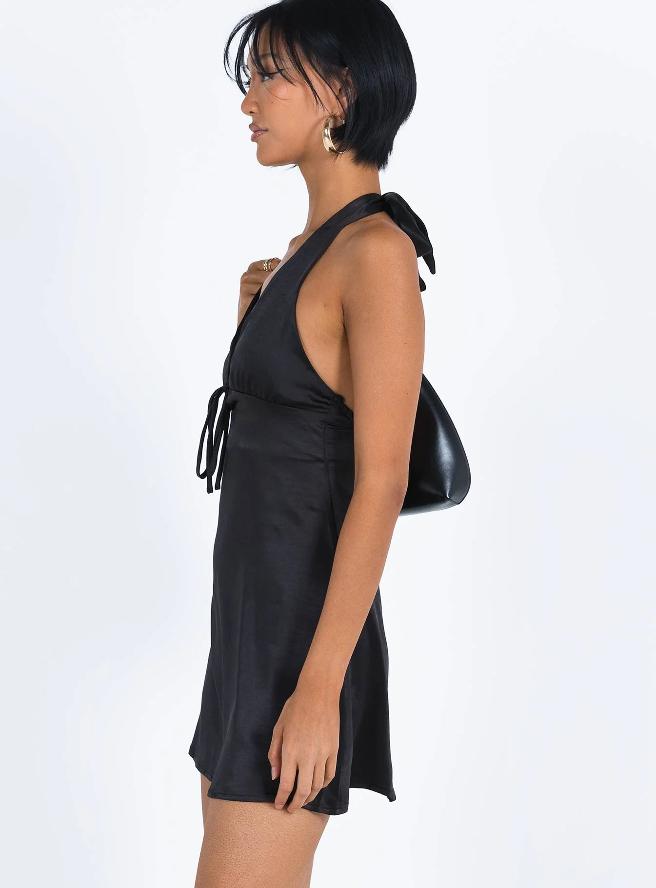 Lanier Mini Dress Black - Image 5