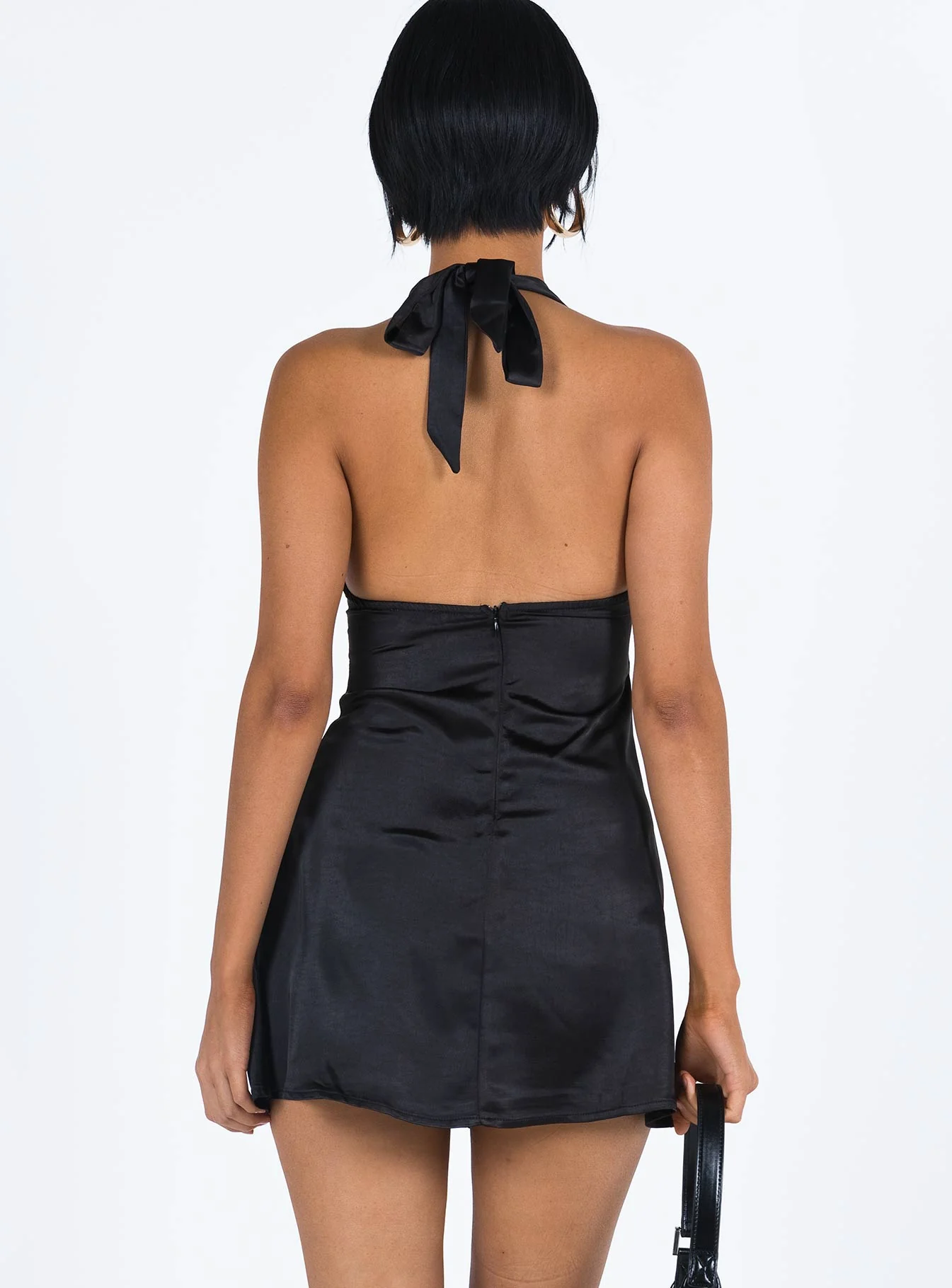 Lanier Mini Dress Black - Image 6