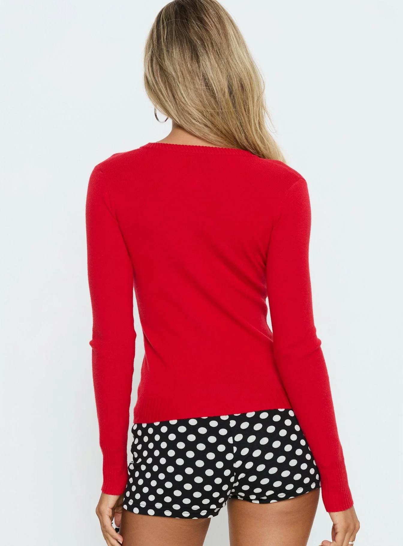 Lauraine Cardigan Red - Image 5