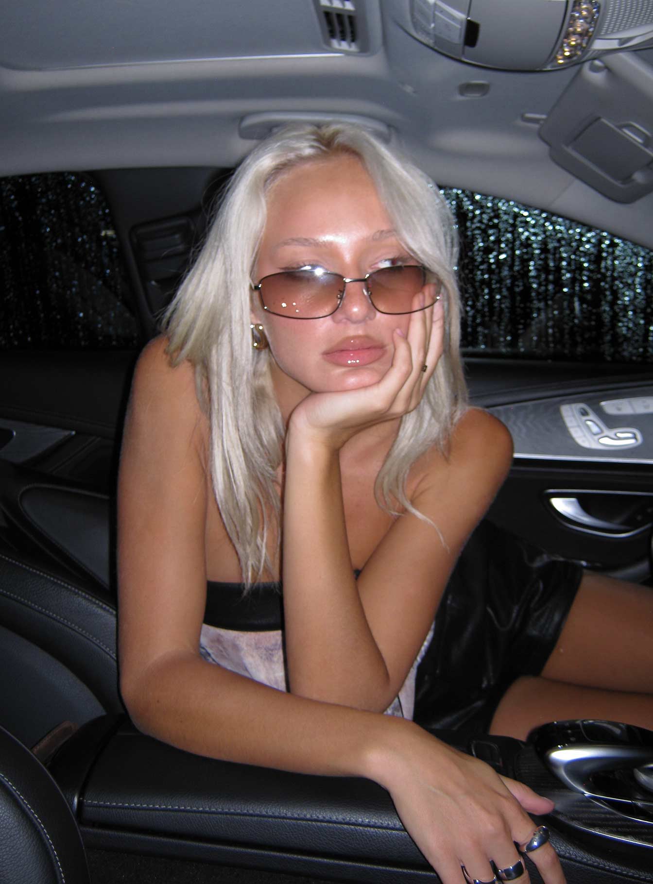 Lavish Life Sunglasses Silver - Image 5