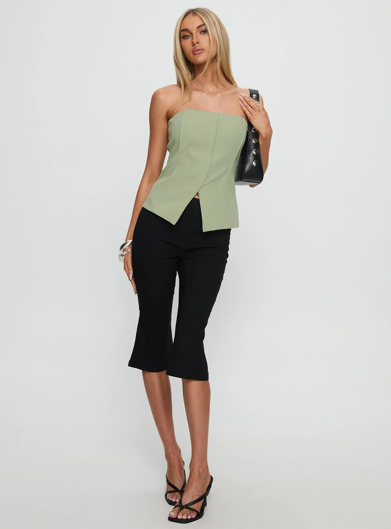 Lavish Living Strapless Top Green - Image 3