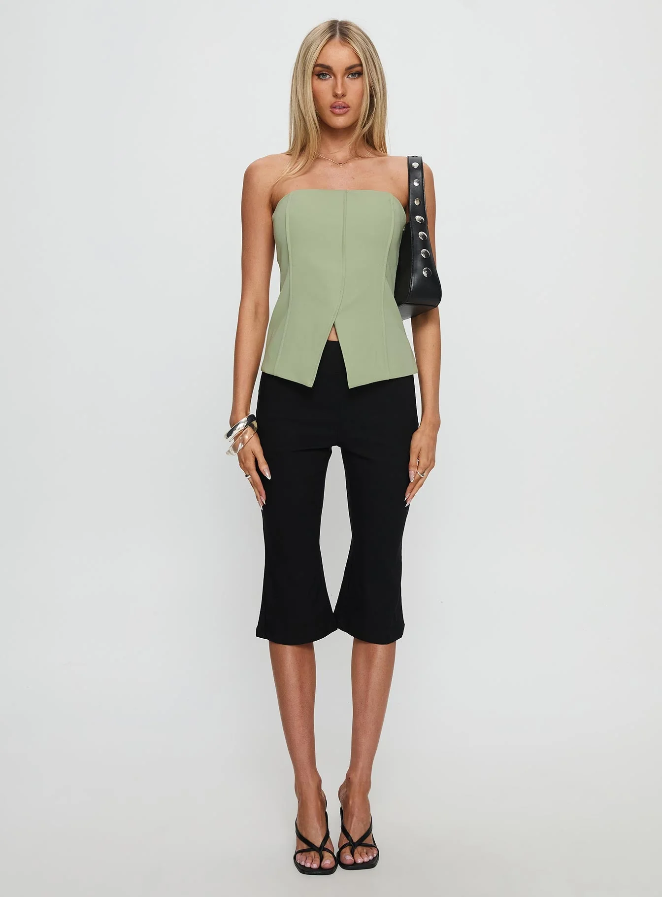 Lavish Living Strapless Top Green - Image 7
