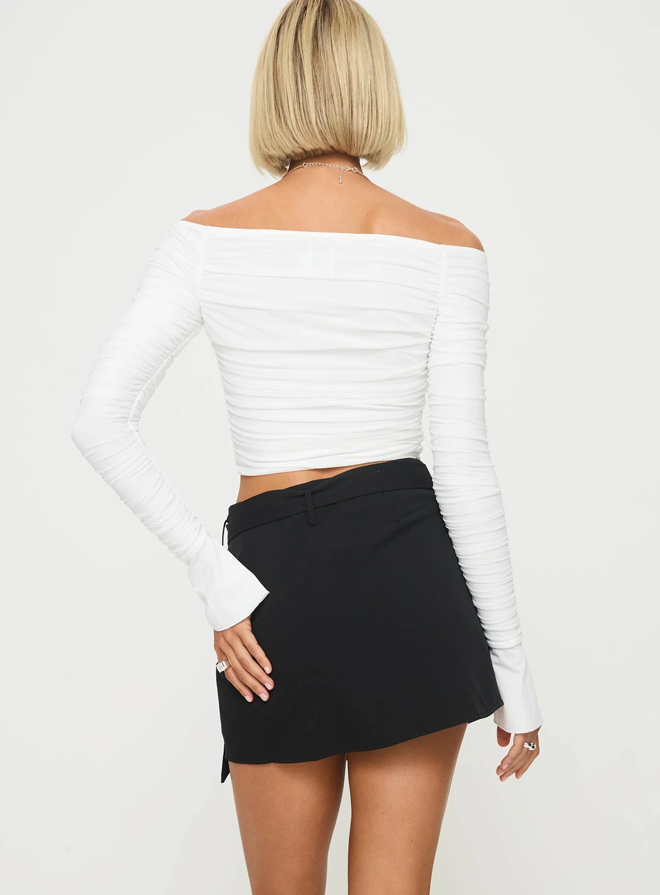 Lawyer Up Mini Skirt Black - Image 5