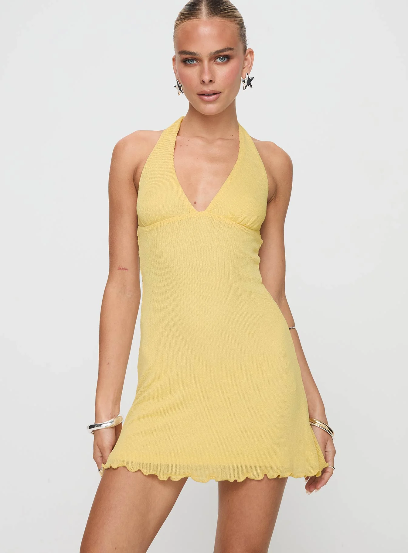 Leam Mini Dress Butter Petite - Image 2