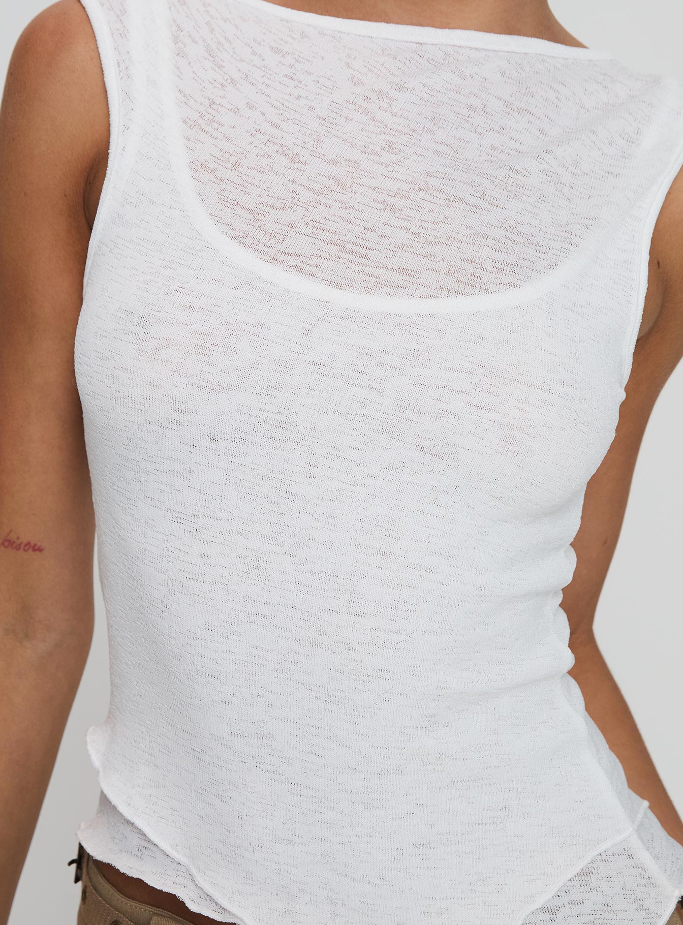 Lefort Tank Top White - Image 6