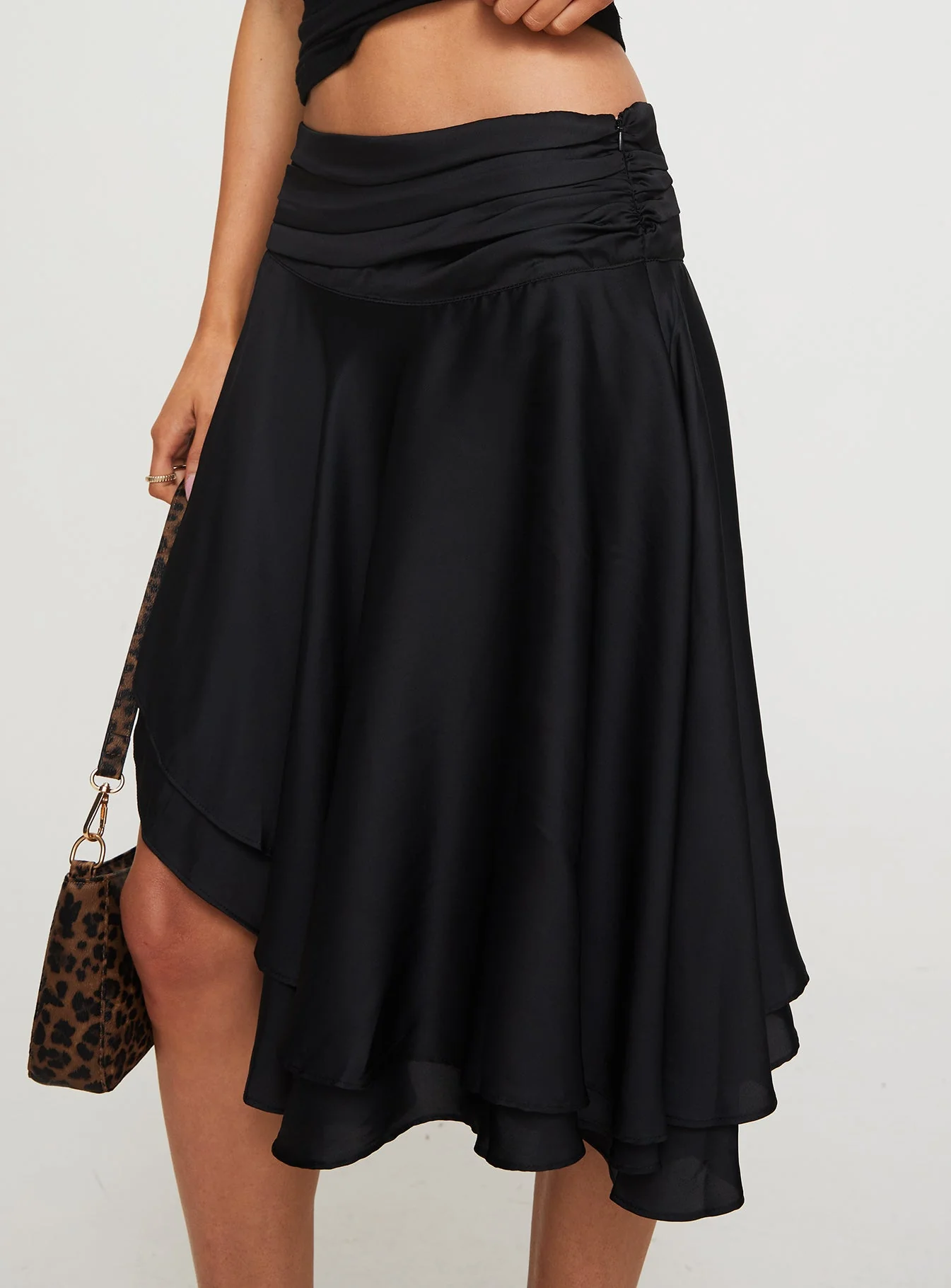 Legacy Midi Skirt Onyx - Image 6