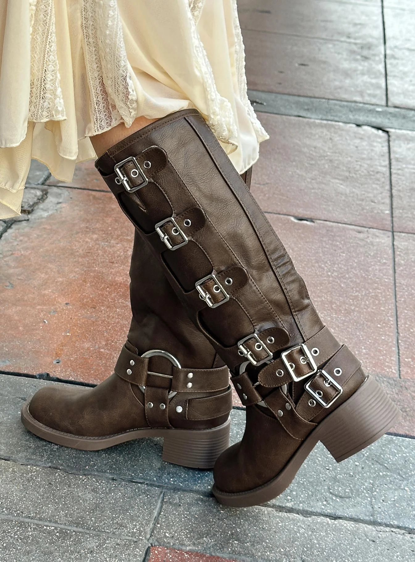 Buckle Down Boots Brown - Image 10
