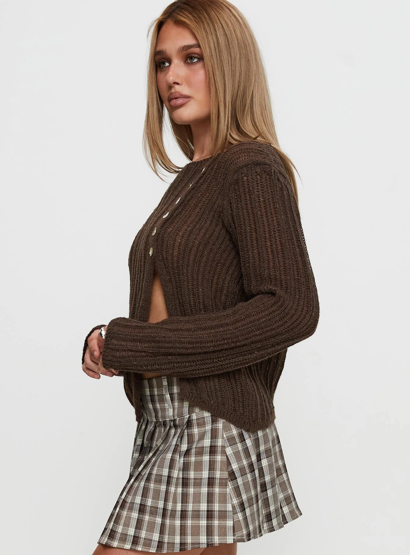 Lenker Knit Sweater Brown - Image 3