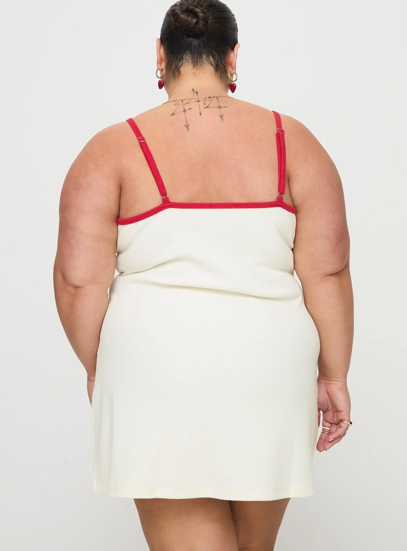 Letters Of Love Rib Sleep Mini Dress Multi Curve - Image 5