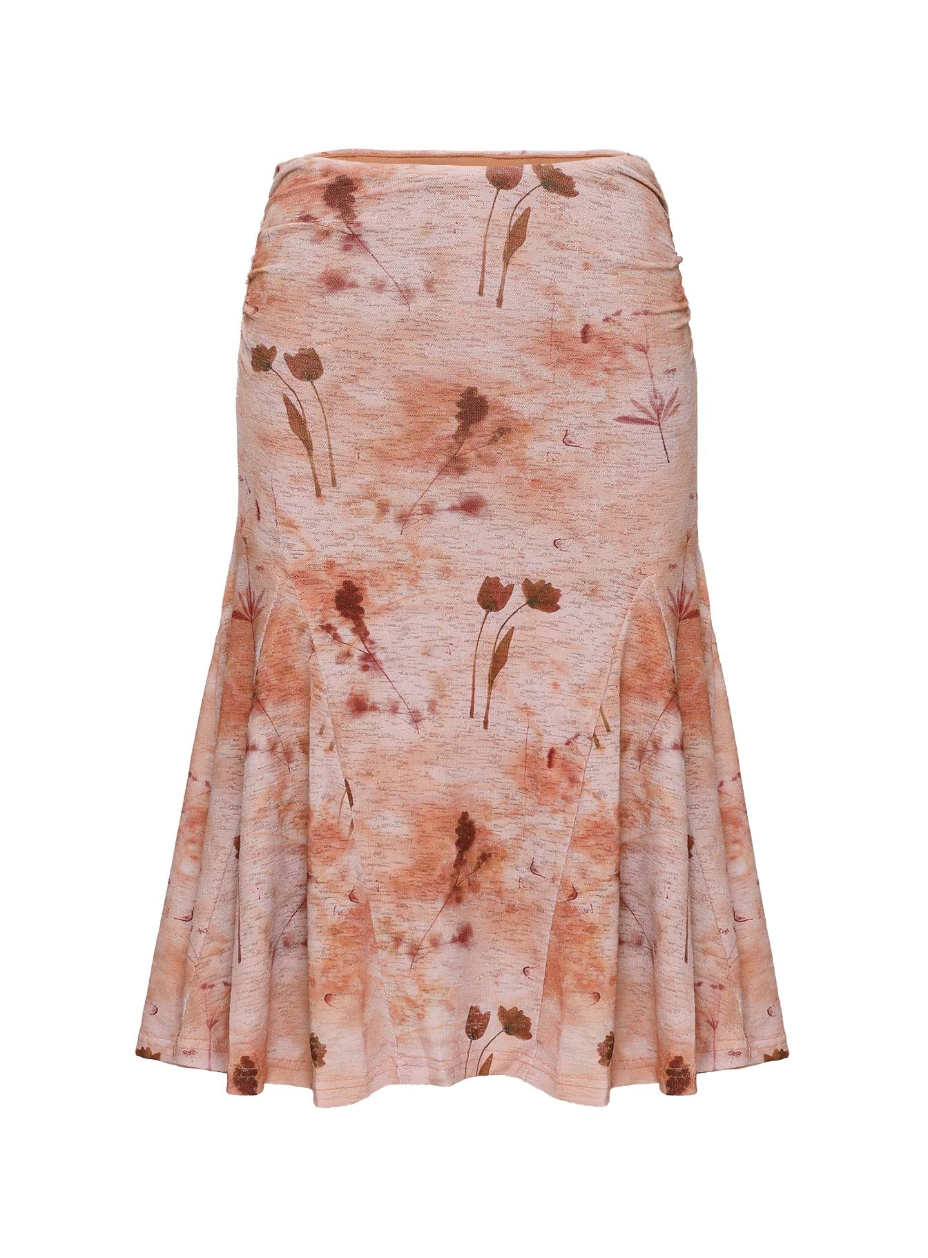Lewish Low Rise Midi Skirt Natural Floral - Image 5