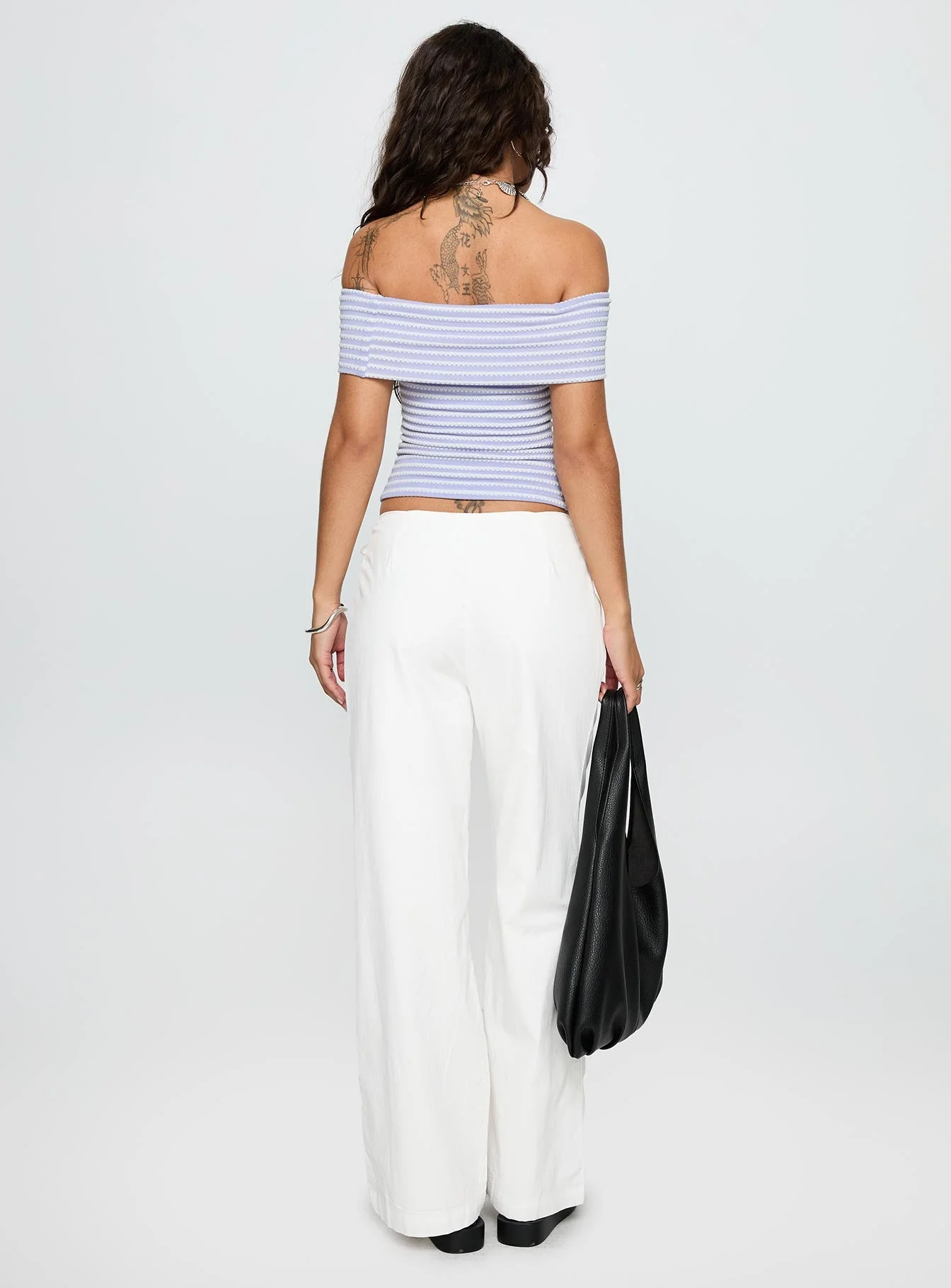 Leyah Tie Side Pants White - Image 5