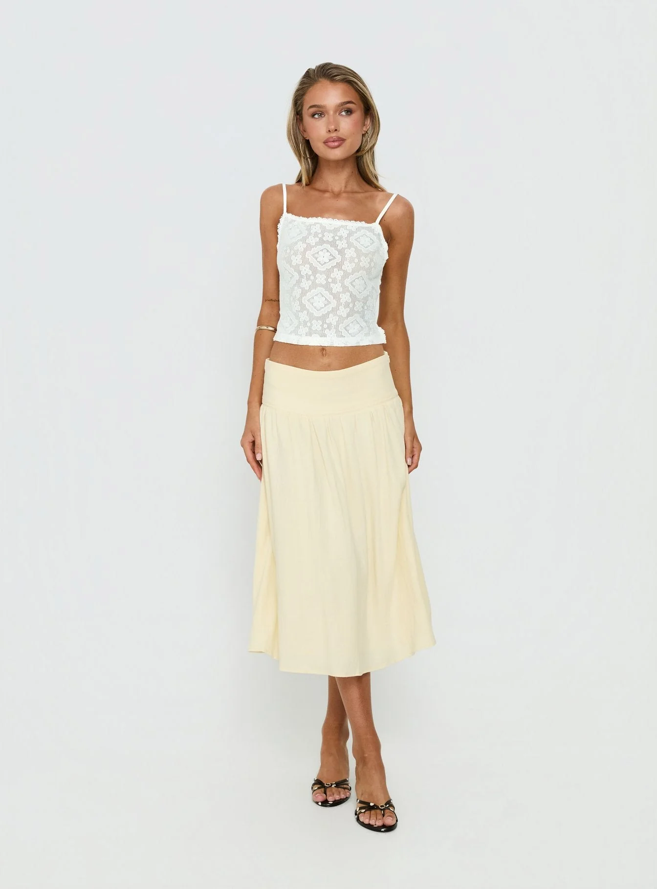 Lichen Lace Backless Top White - Image 3