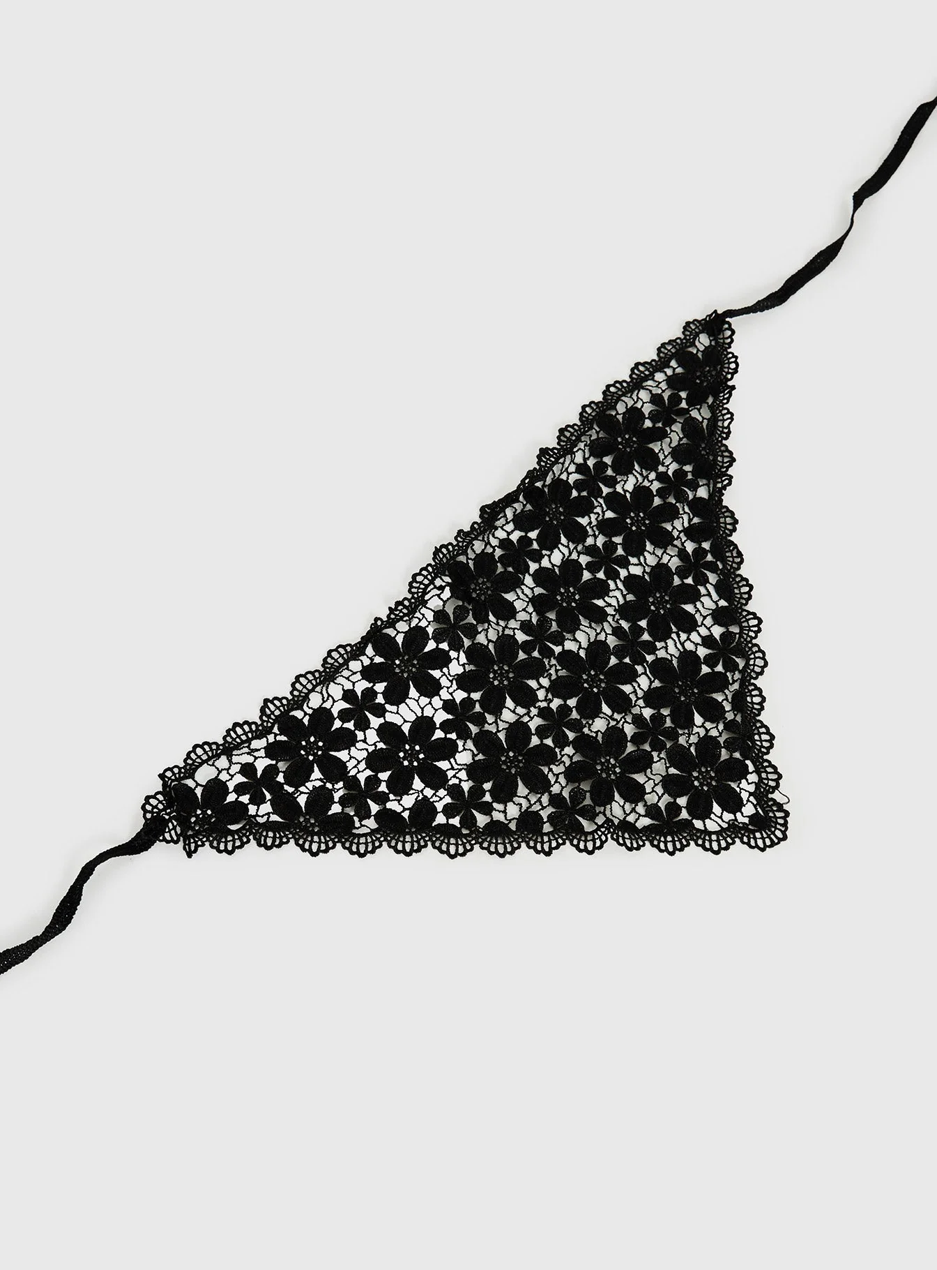 Lilibette Crochet Hair Bandana Black - Image 3