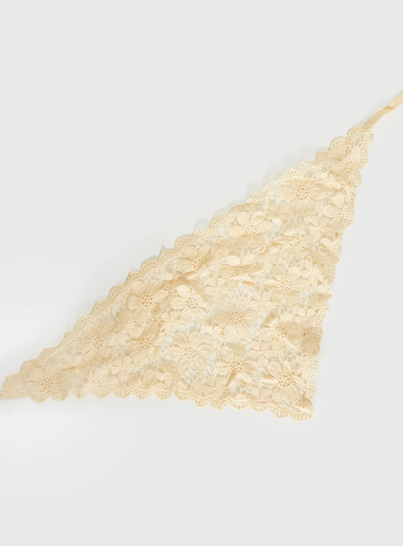 Lilibette Crochet Hair Bandana Butter - Image 3