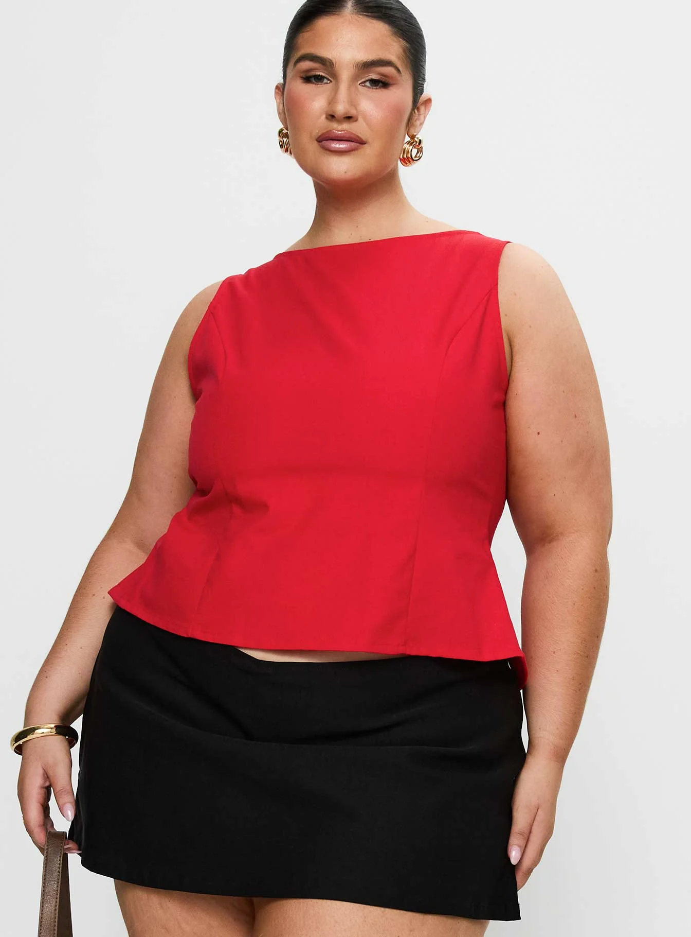 Lilitina Top Red Curve - Image 2