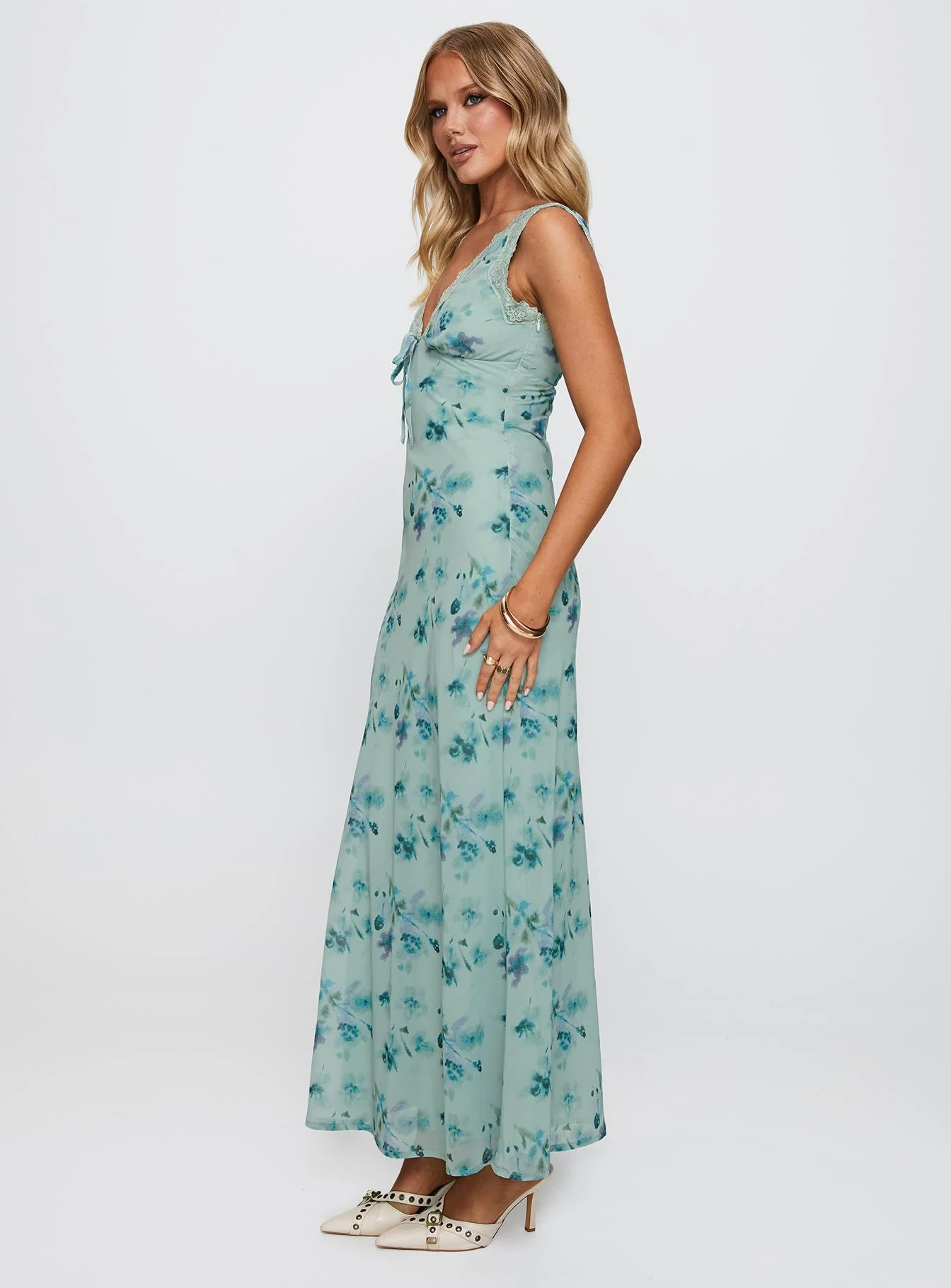 Liliya Floral Maxi Dress Multi - Image 3