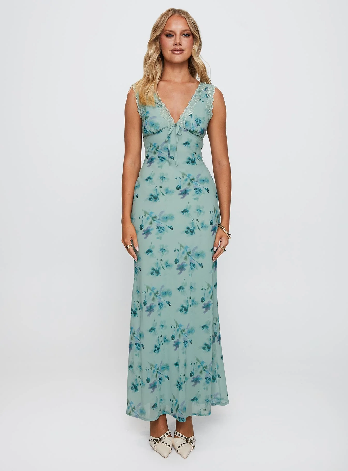 Liliya Floral Maxi Dress Multi - Image 6