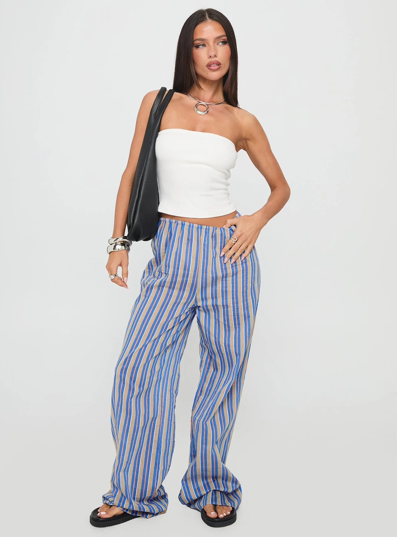 Limestone Pants Blue Multi - Image 2