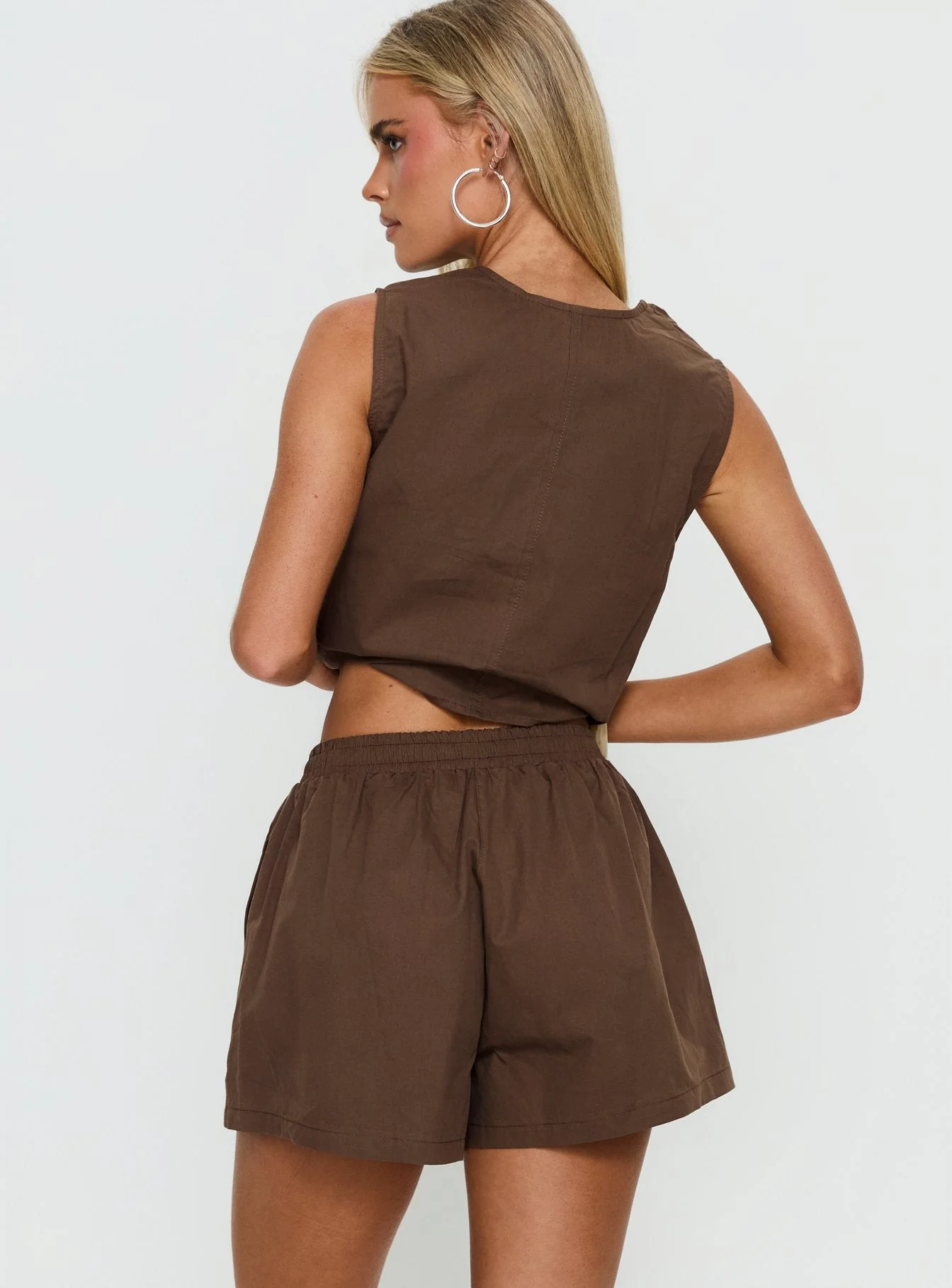 Lindey Shorts Brown - Image 4