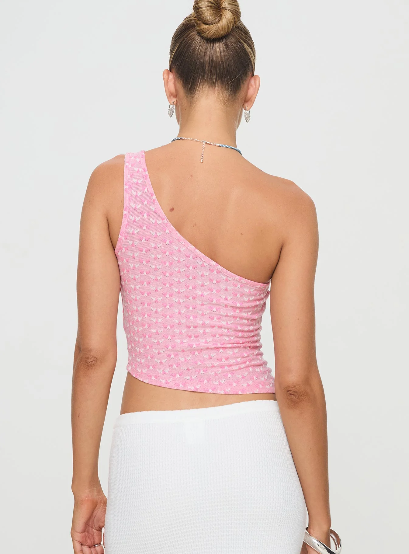 Lithay One Shoulder Top Pink - Image 5