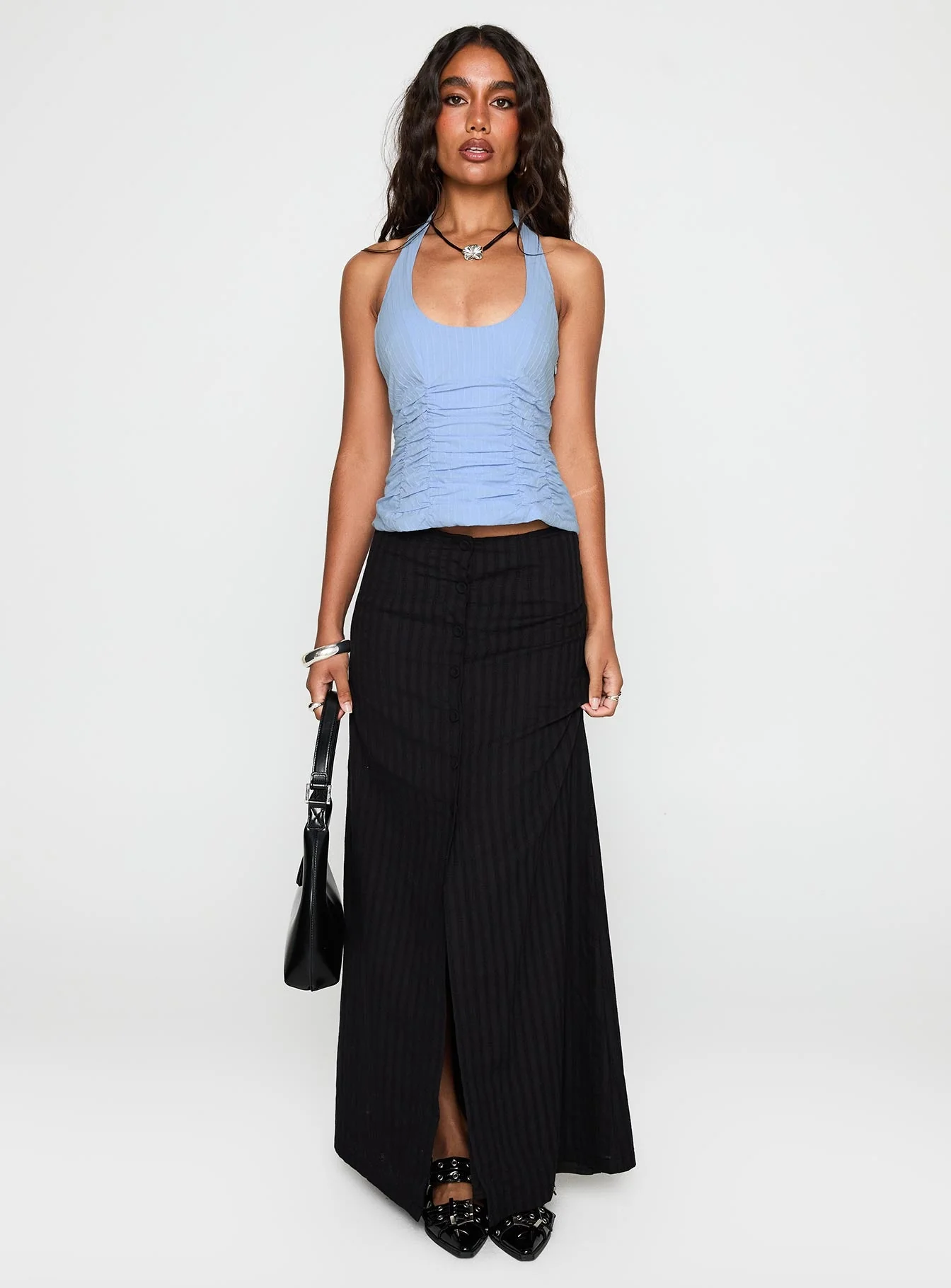 Livie Maxi Skirt Black - Image 7