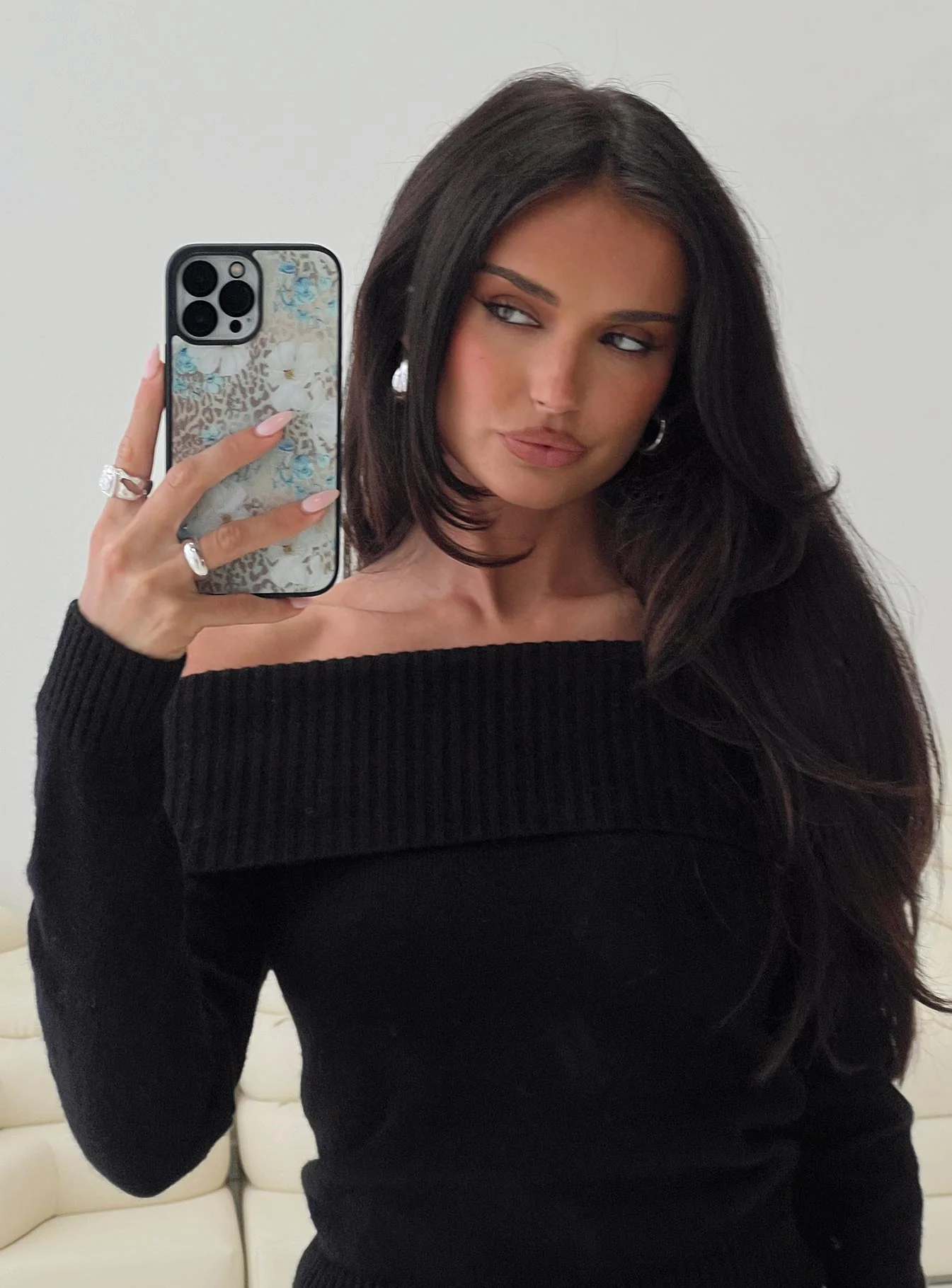 Lizabeth iPhone Case Floral Leopard - Image 3