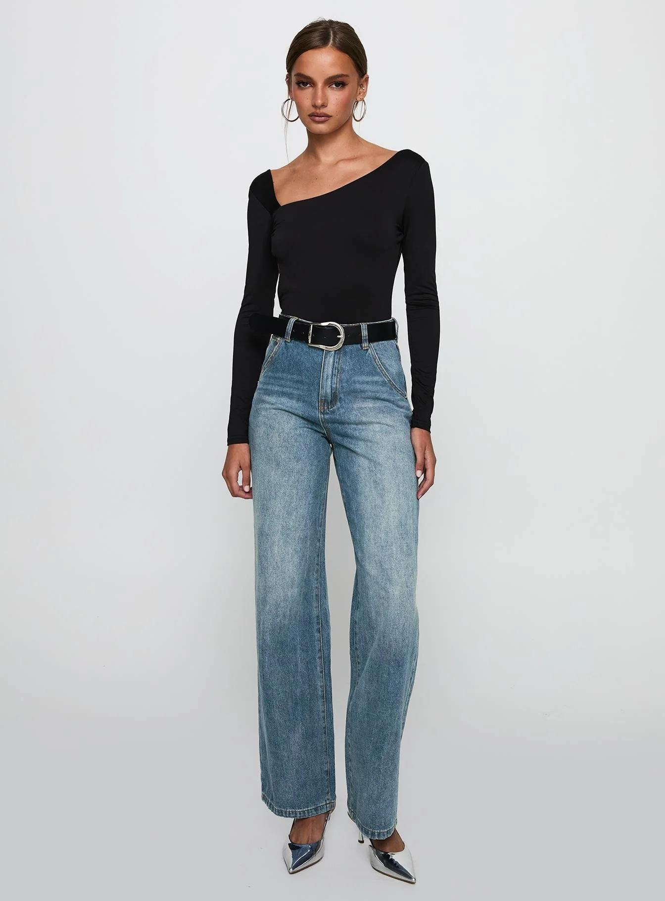 Look This Good Backless Bodysuit Black - Image 3