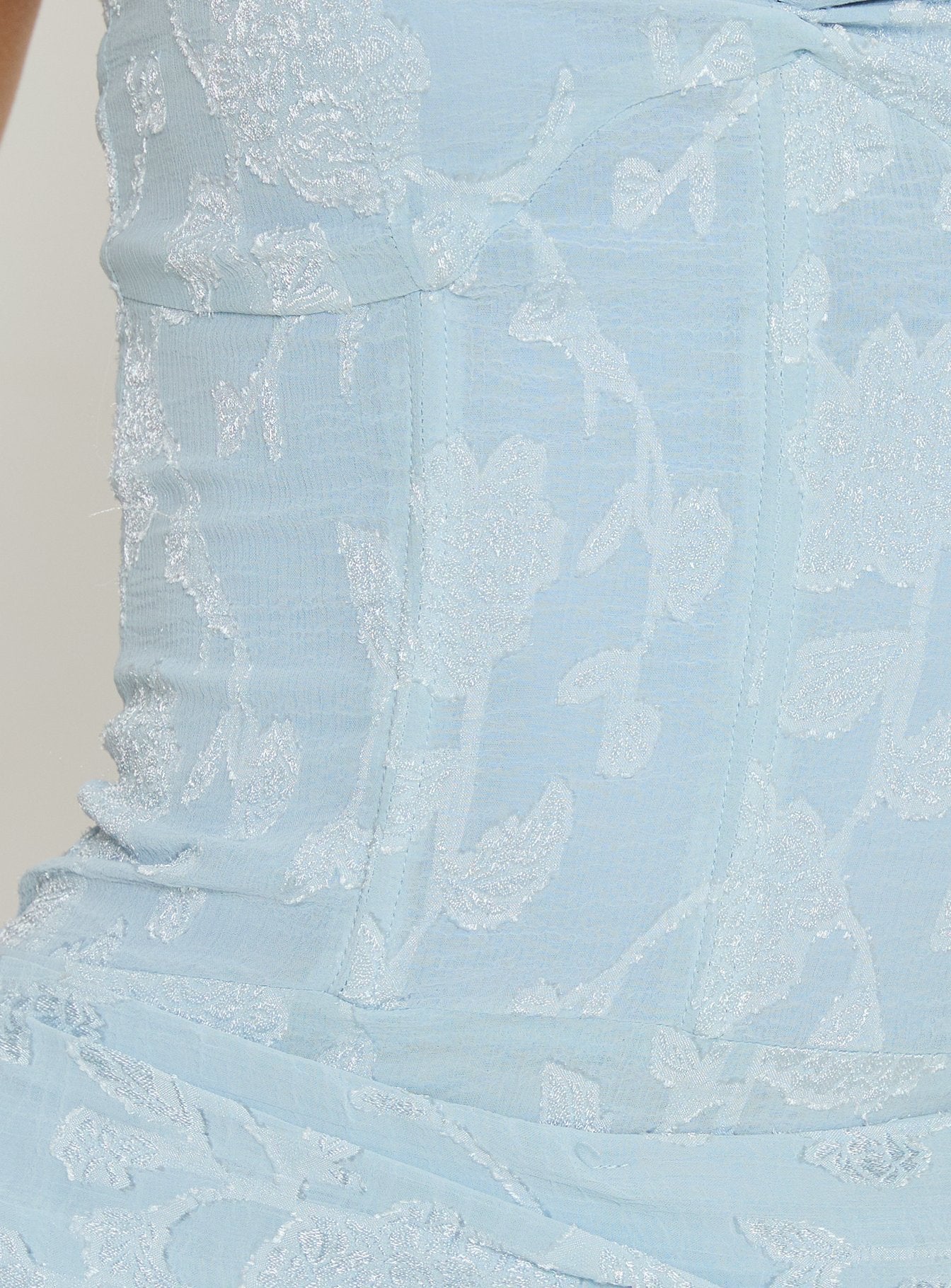 Love from Portofino Corset Maxi Dress Blue - Image 6