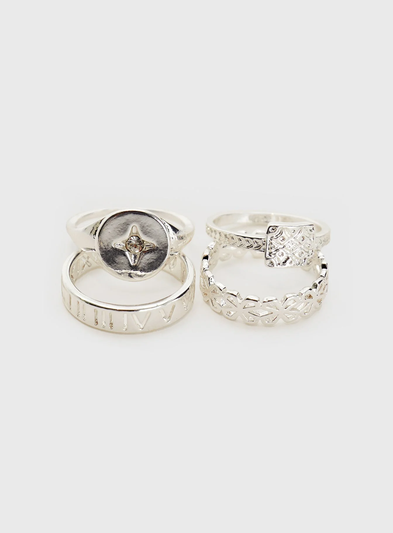 Love Parade Ring Set Silver - Image 3
