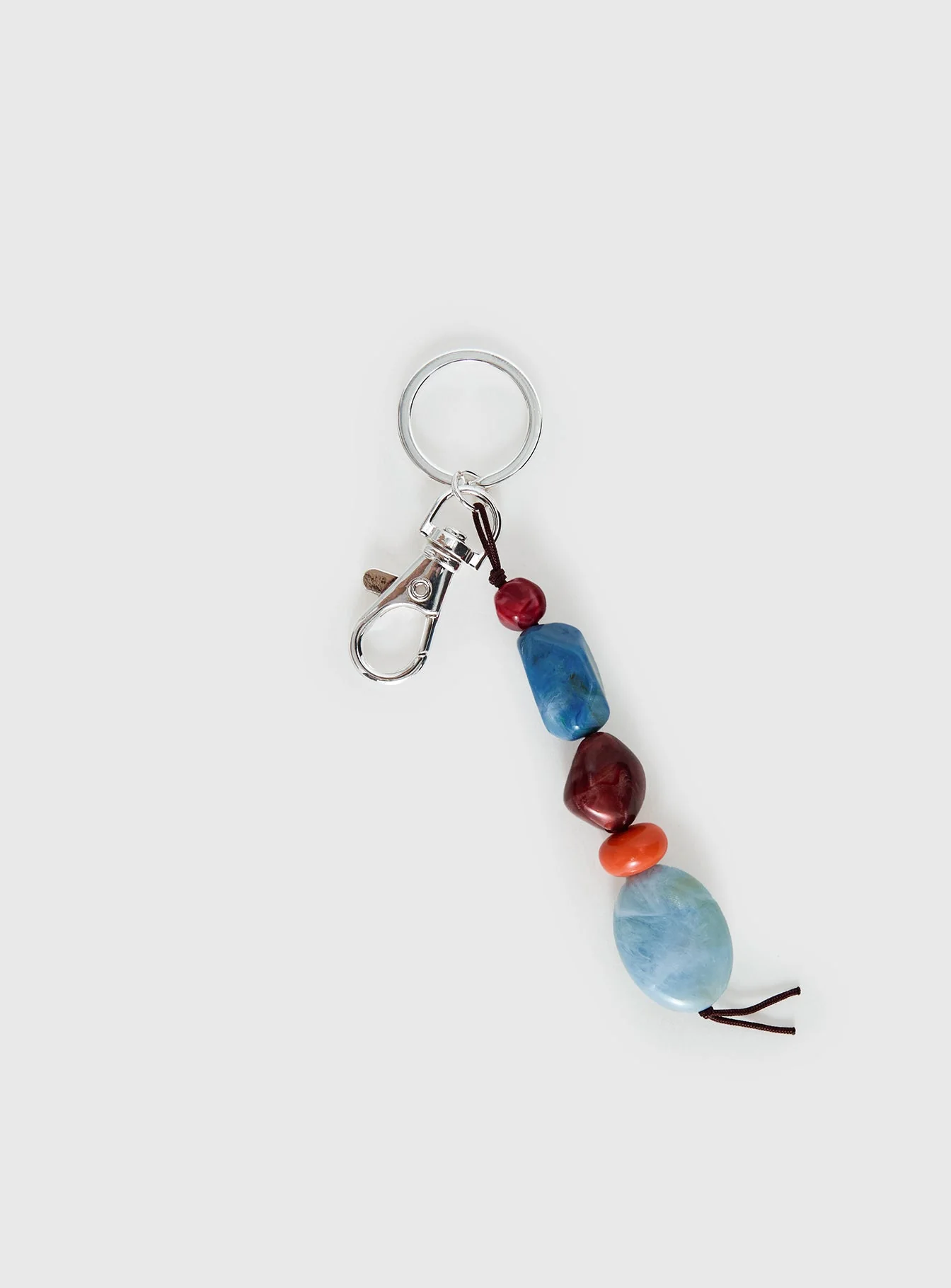 Loved And Lost Beaded Keychain Silver / Multi - Image 2