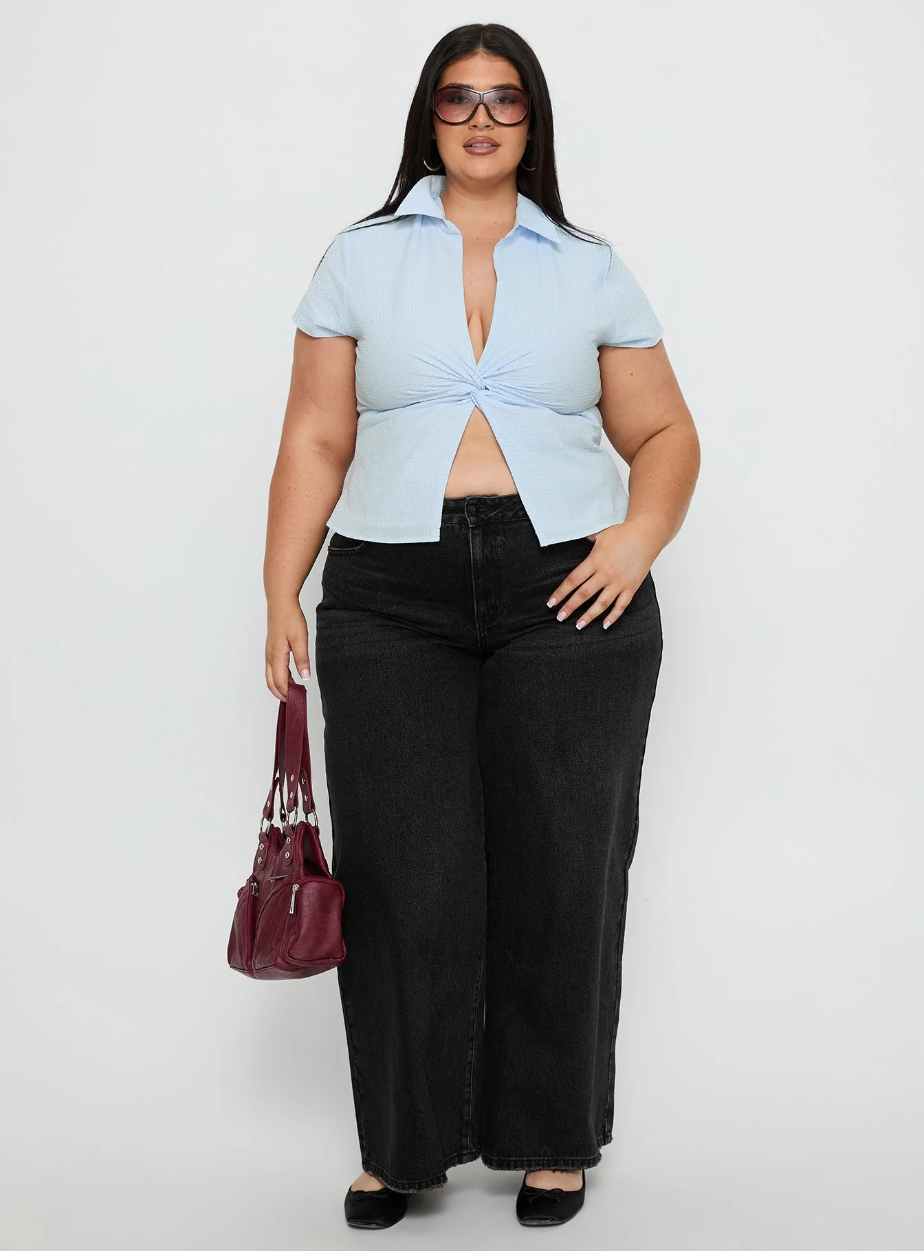 Lover Blues Twist Top Blue Curve - Image 3