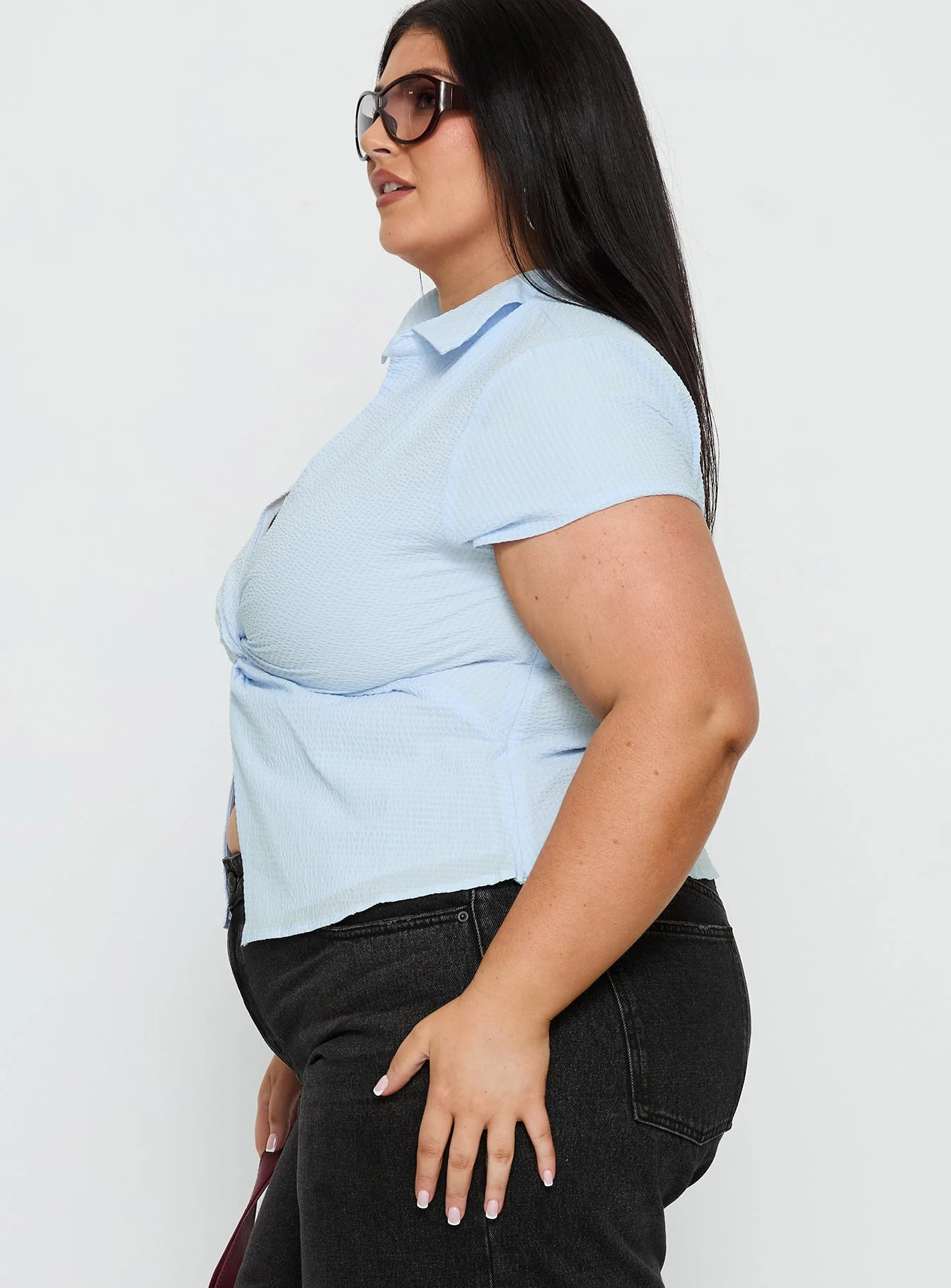 Lover Blues Twist Top Blue Curve - Image 4