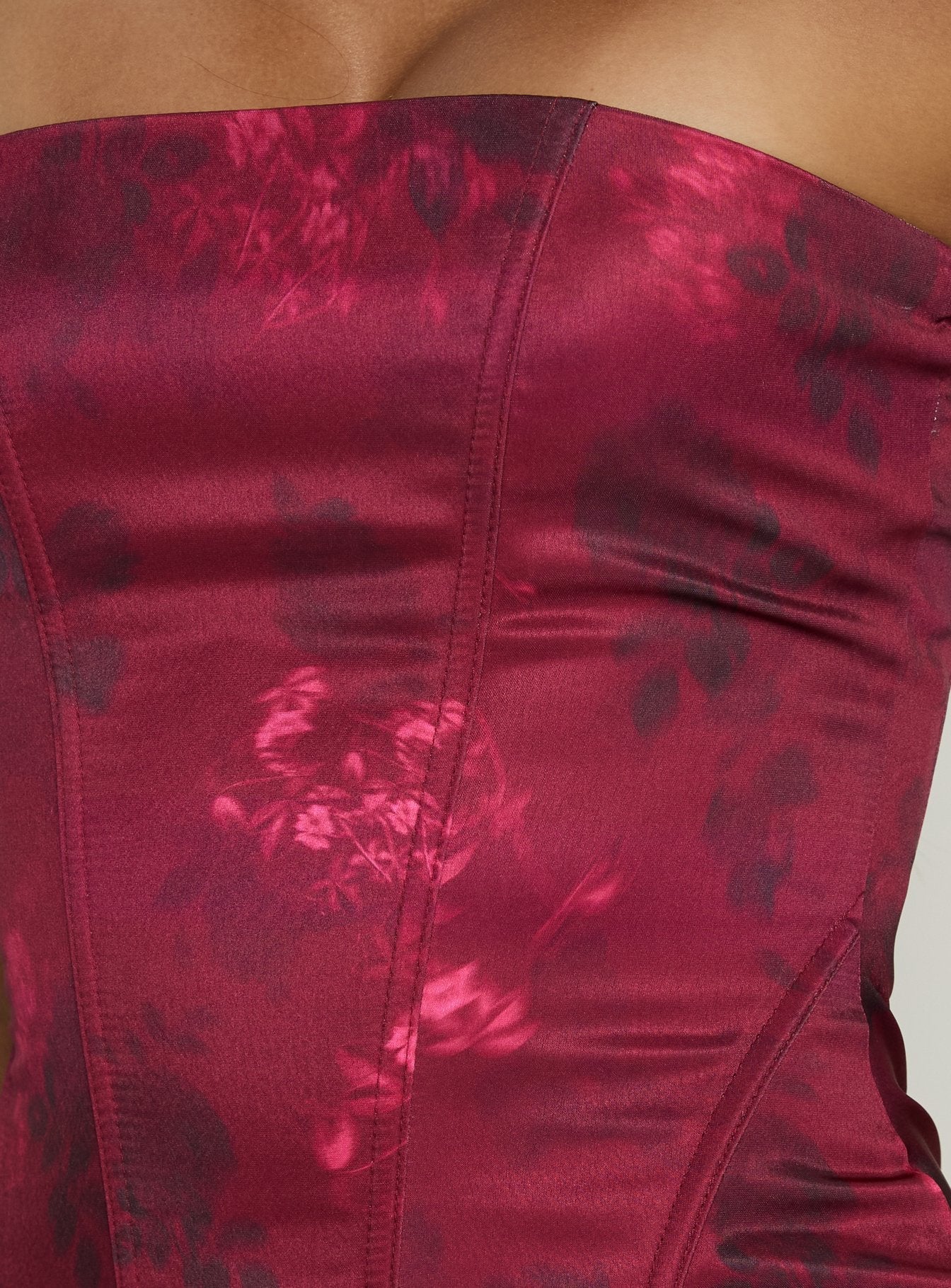 Lovesita Corset Top Red Floral - Image 6
