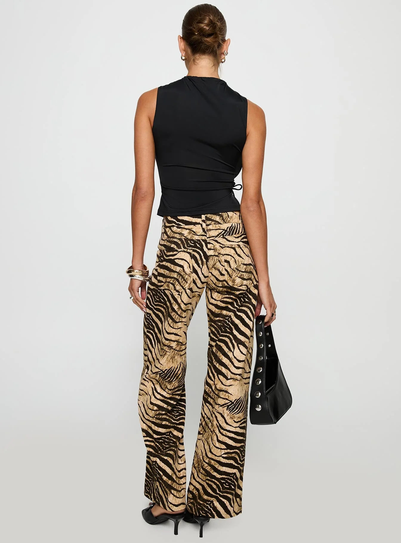 Low Rise Roomy Pants Multi - Image 5