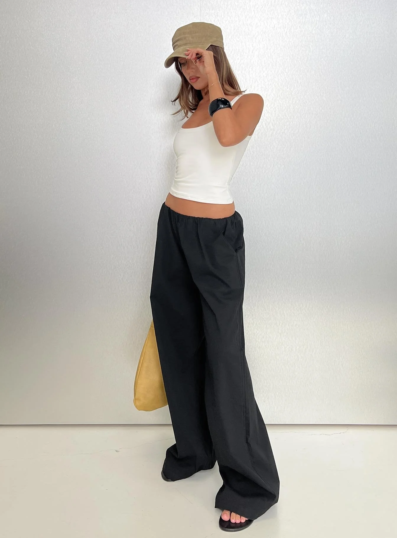 Lunea Concealed Waistband Pants Black