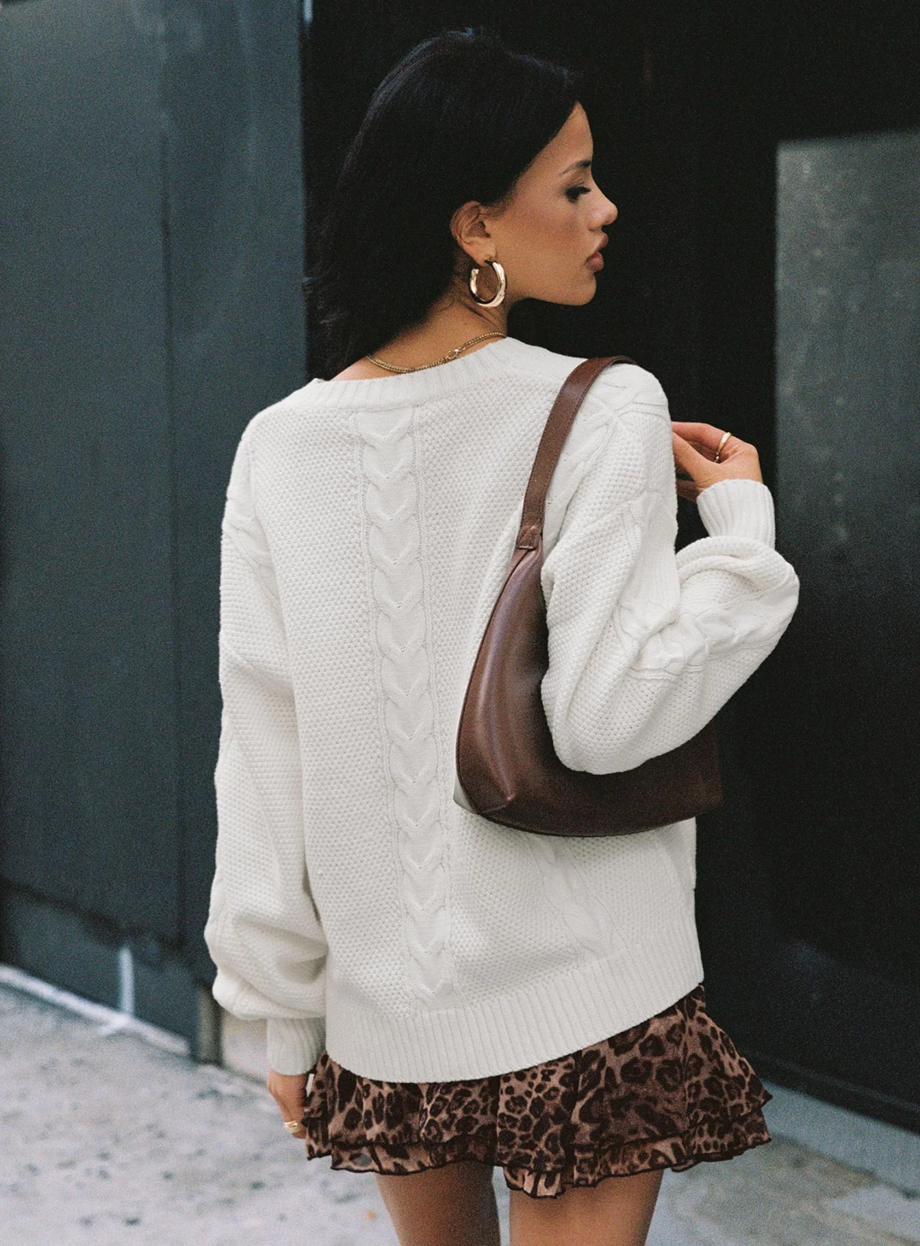 Luned Mini Skirt Leopard Petite - Image 9