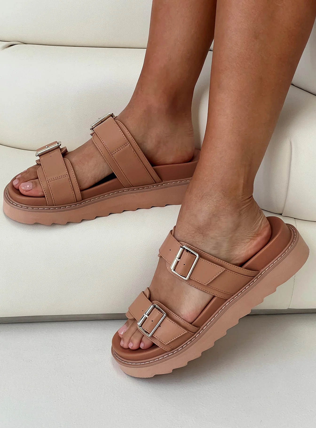 Ma Belle Sandals Tan - Image 6
