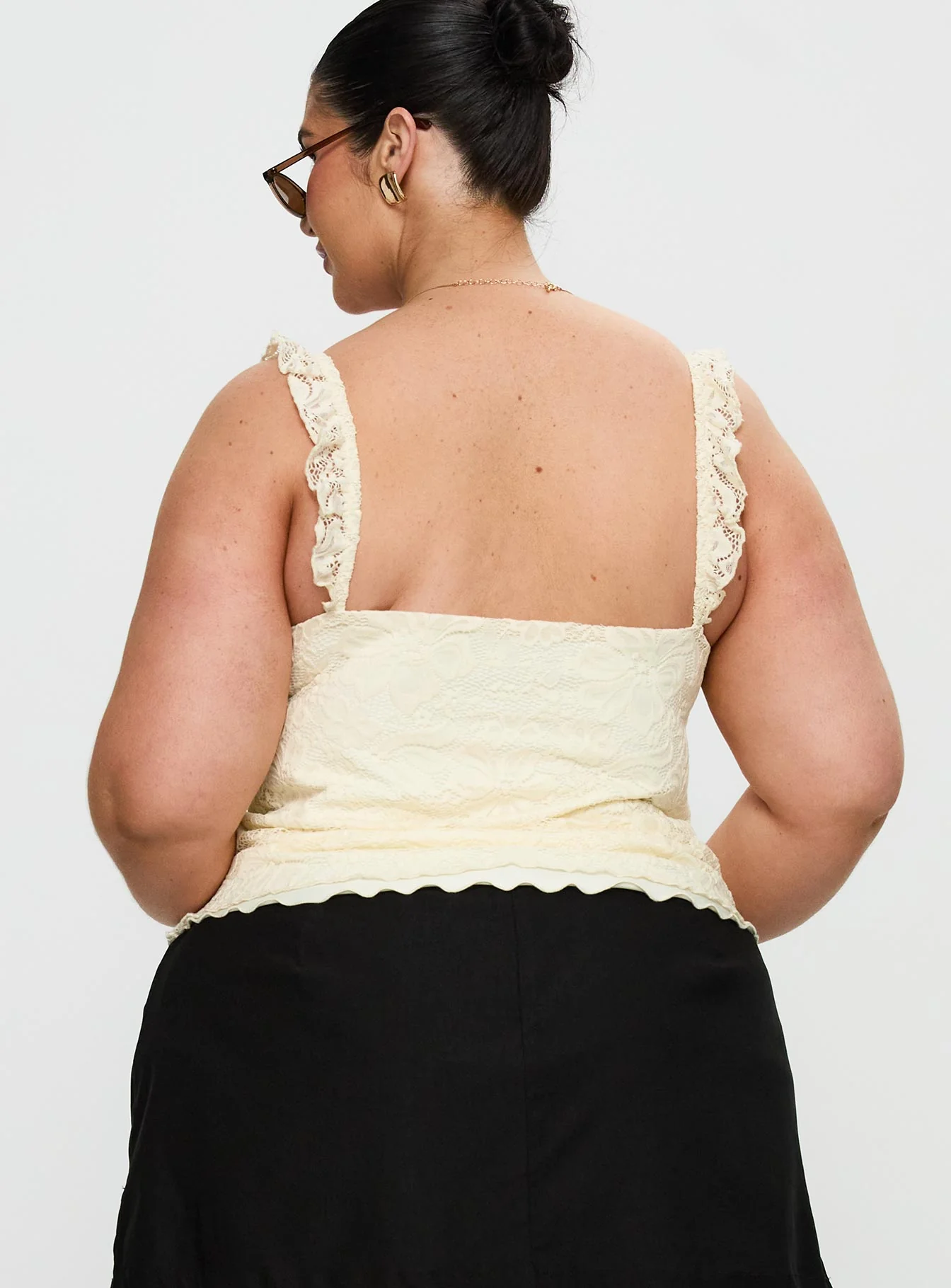 Madaleine Lace Top Cream Curve - Image 5
