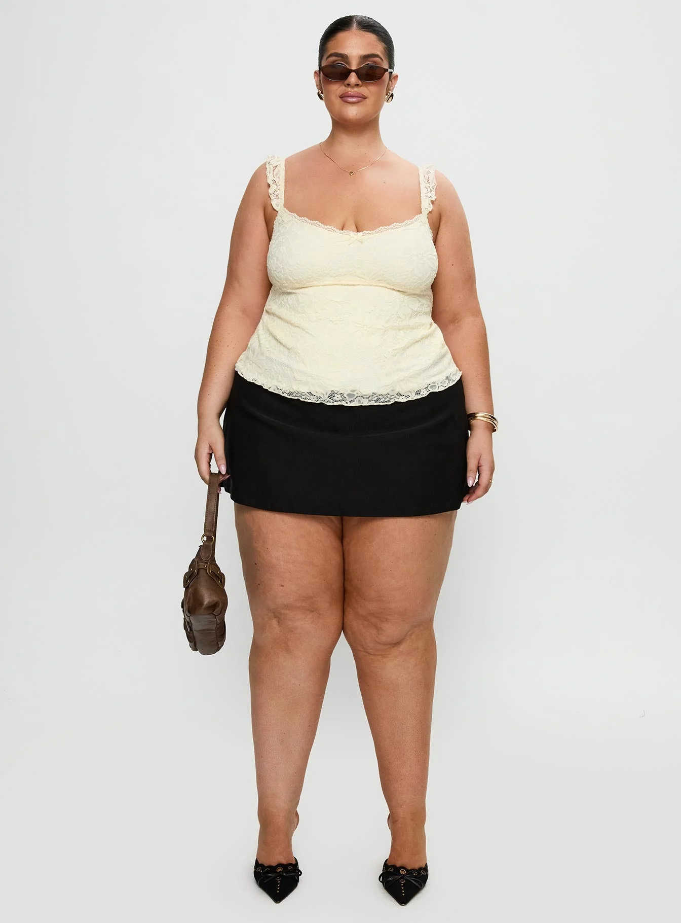 Madaleine Lace Top Cream Curve - Image 7
