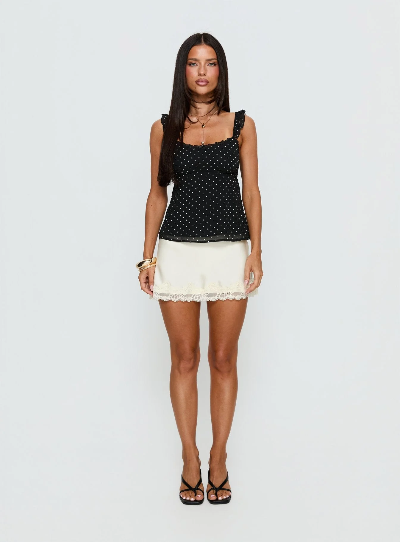 Madaleine Top Black Polka - Image 3