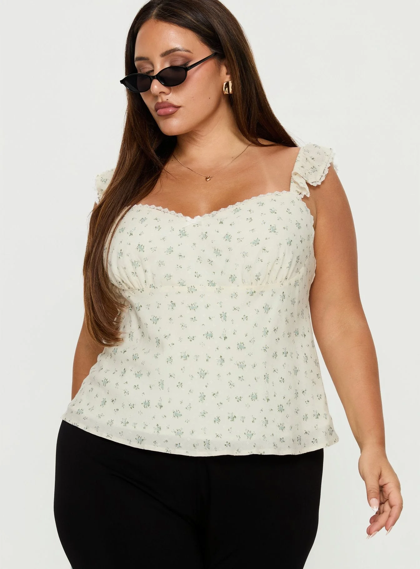 Madaleine Top Floral Curve - Image 2