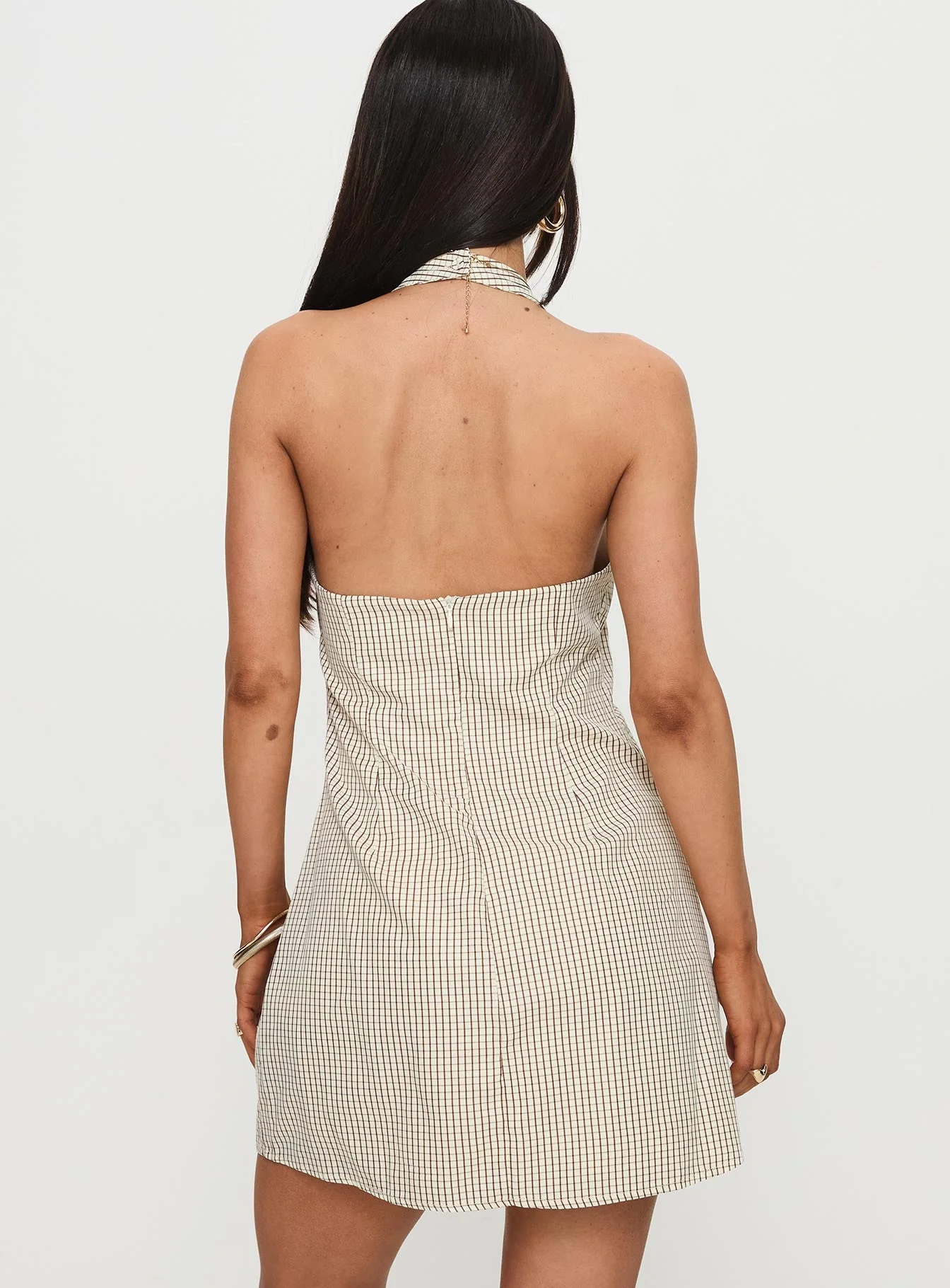 Madalene Halter Mini Dress Multi - Image 4