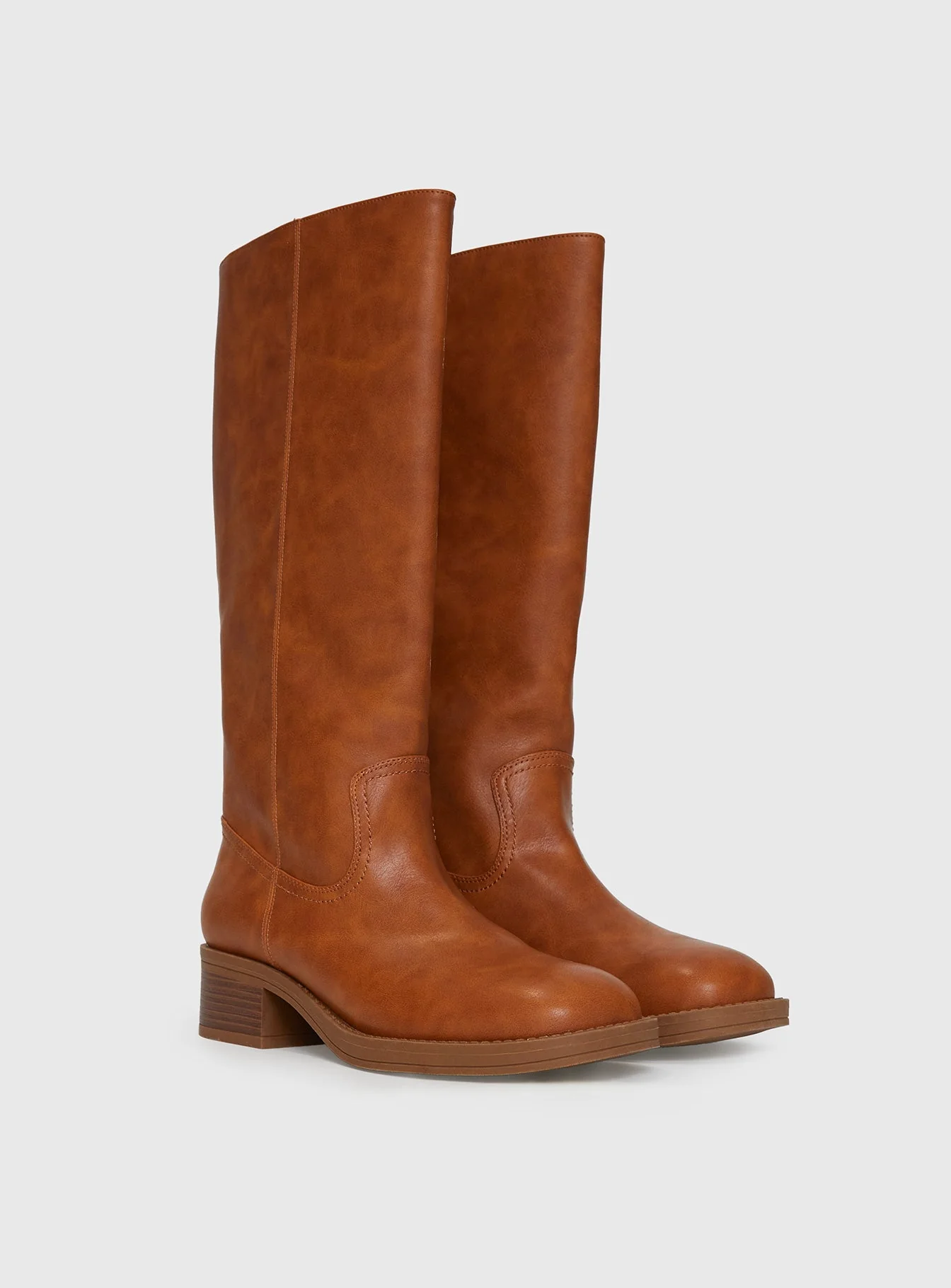 Madisson Knee High Boots Brown - Image 2