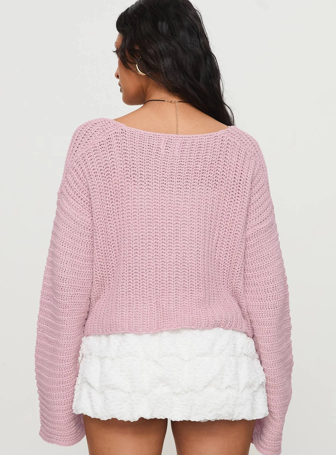 Maela Knit Cardigan Pink - Image 5