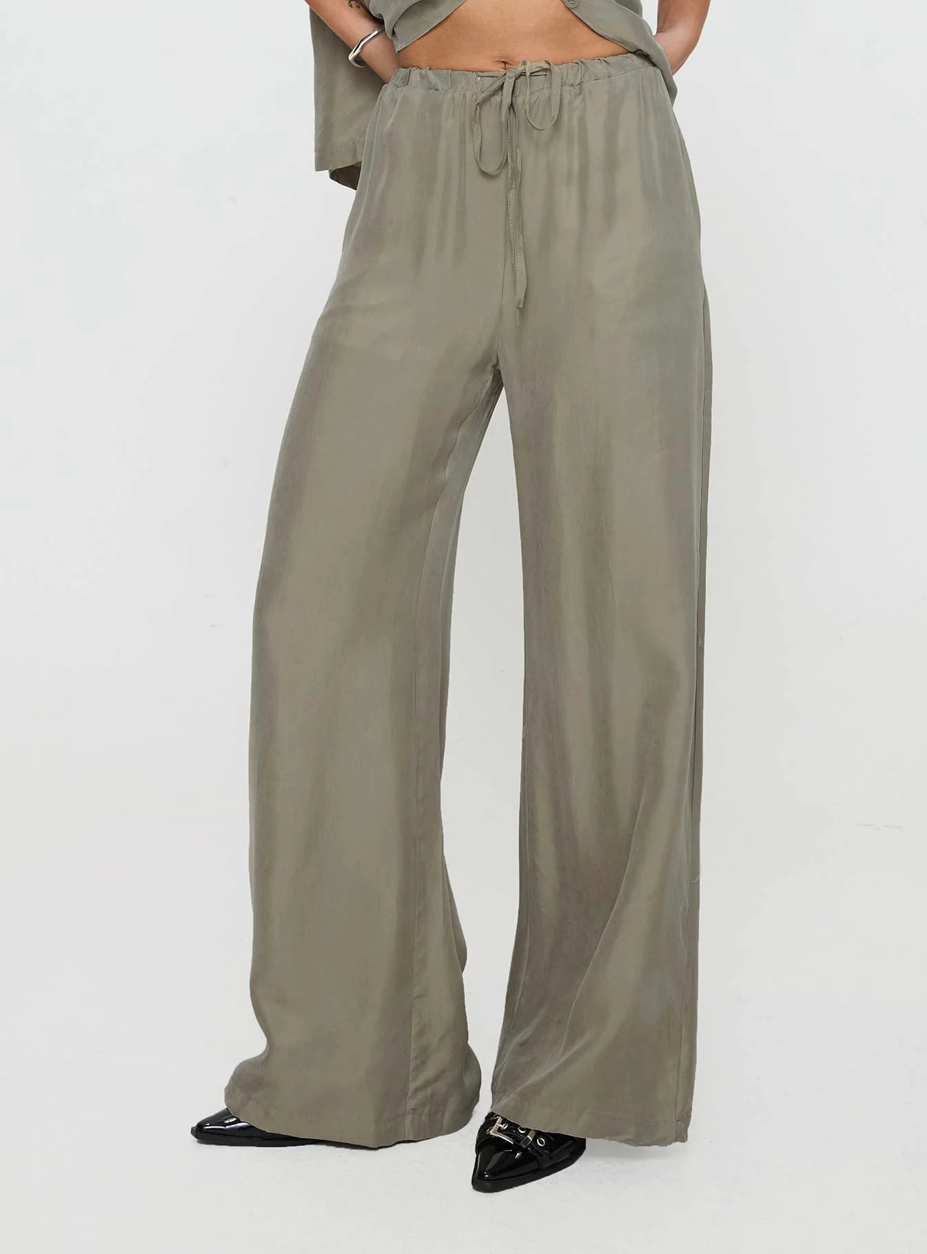 Mahlab Pants Olive Green - Image 2