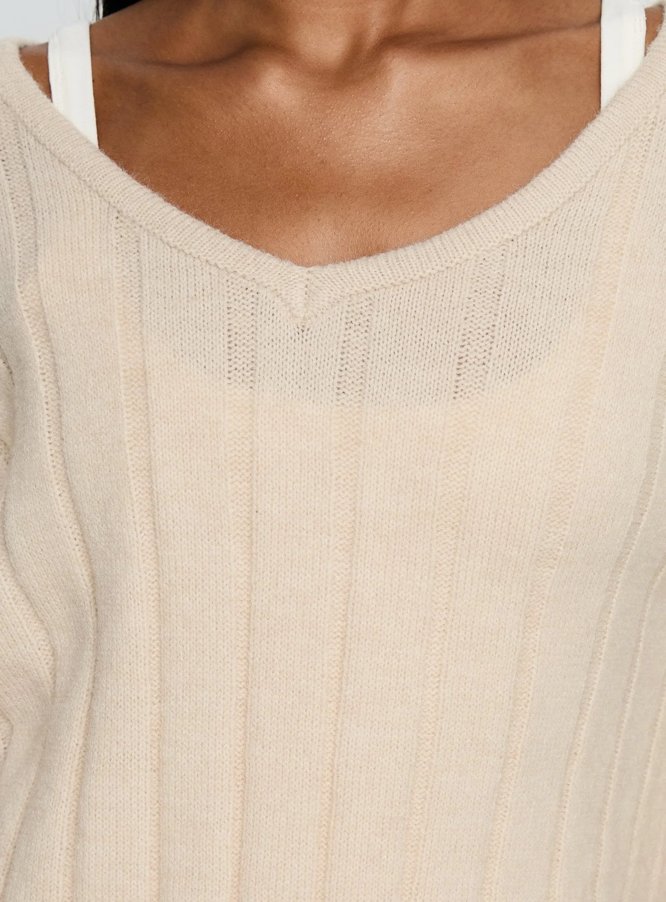 Main Thing Knit Sweater Beige - Image 6