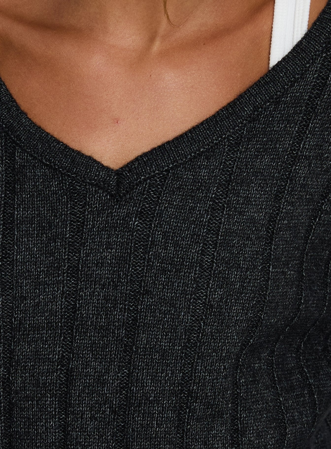 Main Thing Knit Sweater Black Marle - Image 6