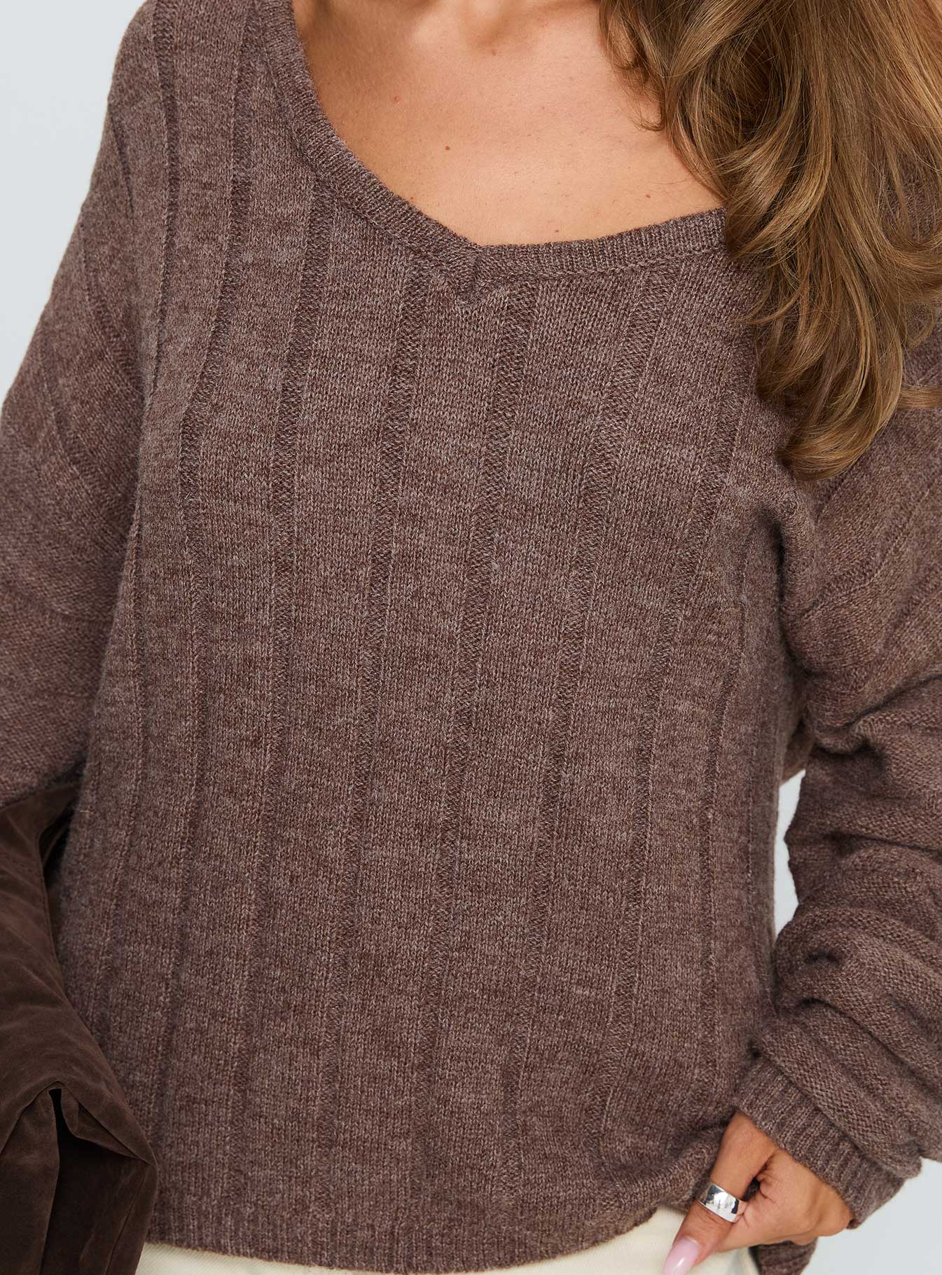 Main Thing Knit Sweater Mocha - Image 6