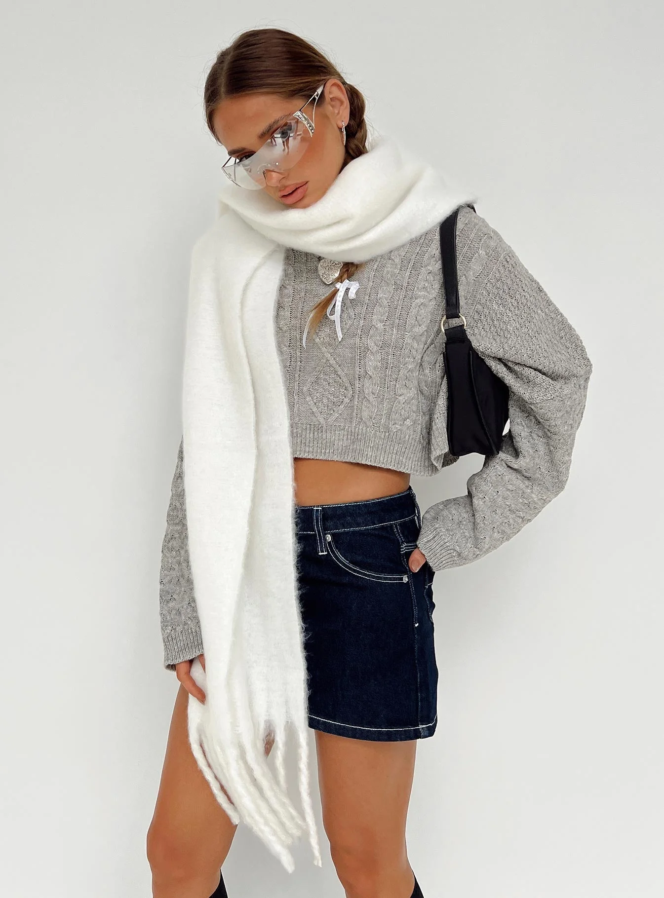 Mallan Scarf Cream - Image 2